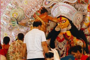 Adieu to Goddess Durga on ‘Vijayadashmi’