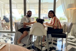 Virat Kohli shares pic from brunch date with Anushka and daughter Vamika