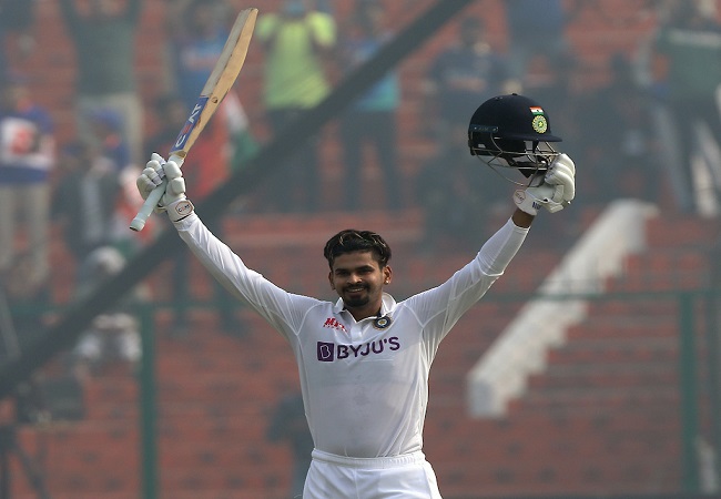 Shreyas Iyer becomes first Indian to score century and half-century on Test debut
