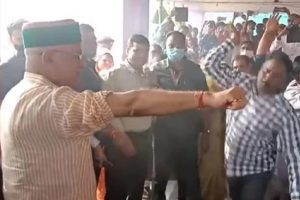 WATCH: CM Bhupesh Baghel gets whipped in a ritual during Govardhan Puja