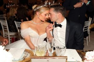 Paris Hilton stuns in gorgeous dresses on wedding day and reception