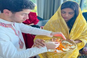 Priyanka Chopra performs Lakshmi Puja at LA home, fans hail her for keeping traditions alive