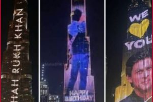 Burj Khalifa lights up with Shah Rukh Khan’s name and a special greeting to mark his birthday