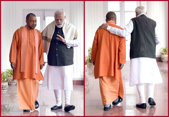 Pic of the Day! UP CM Yogi Adityanath shares picture with PM Modi