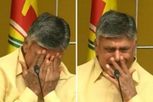 AP: Chandrababu Naidu weeps at press meet, vows not to come to Assembly before becoming CM (VIDEO)