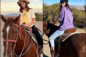 Liger: Ananya Pandey and Vijay Deverakonda ride horse in Nevada during shoot
