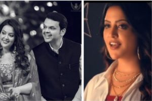 Watch: Maha ex-CM Fadnavis’ wife Amruta sings Hindi version of ‘Manike Mage Hithe’ (Video)