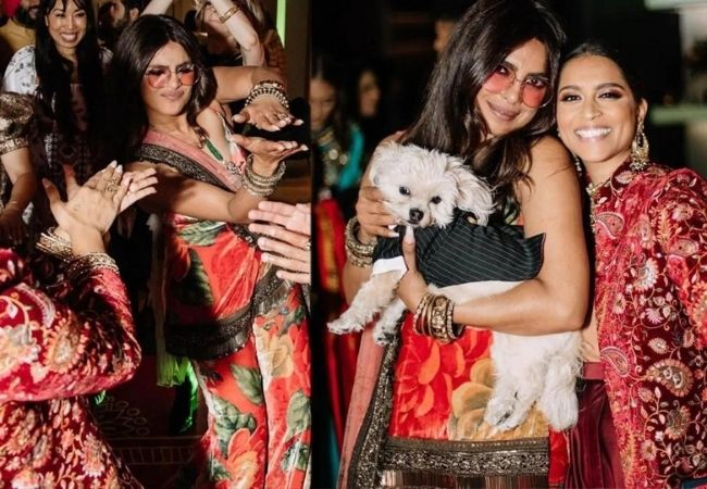 Priyanka Chopra appears all desi at YouTuber Lilly Singh’s Diwali bash; See pictures inside