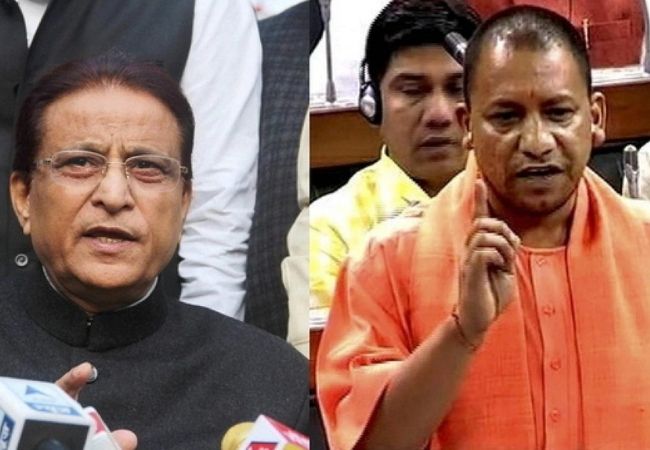 Yogi Adityanath and Azam Khan