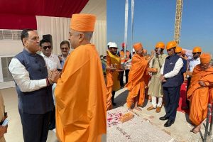 BAPS Hindu temple in Dubai: Vijay Rupani attends event as chief guest (PICs)