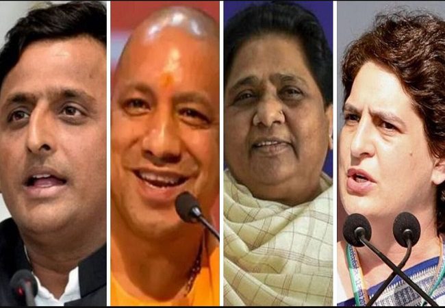 Yogi - Akhilesh - Mayawati - UP elections, polls
