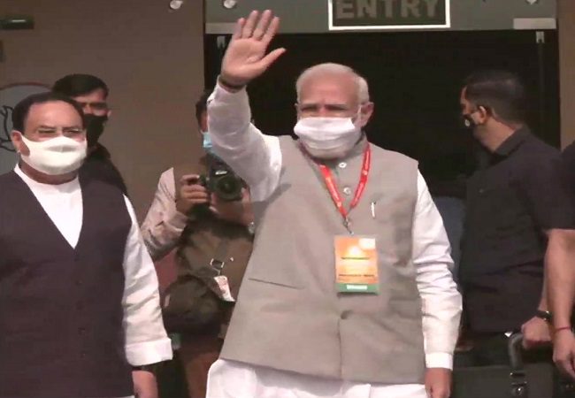 PM Modi, Rajnath, Shah, other Union Ministers arrive for BJP's national executive meeting