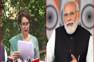 Priyanka Gandhi urges PM Modi to not share dias with Ajay Mishra Teni at DGP conference in Lucknow