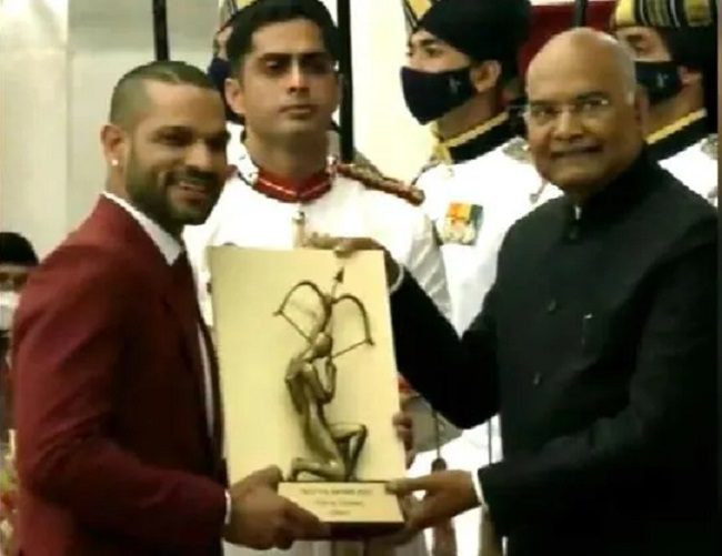 Shikhar Dhawan, Bhavina Patel, Suhas Yathiraj among 35 athletes conferred with Arjuna Award