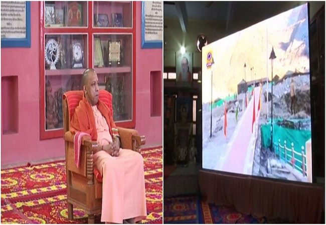 Yogi Adityanath, Jitendra Singh watch live telecast of PM Modi’s Kedarnath visit