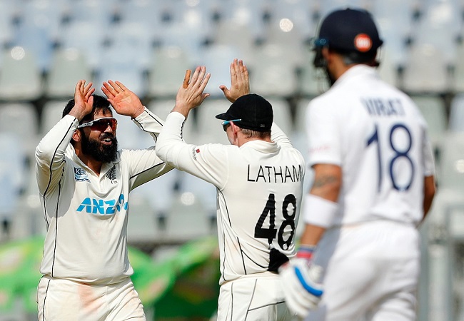 WATCH: New Zealand’s Ajaz Patel 10-wicket haul against Ind