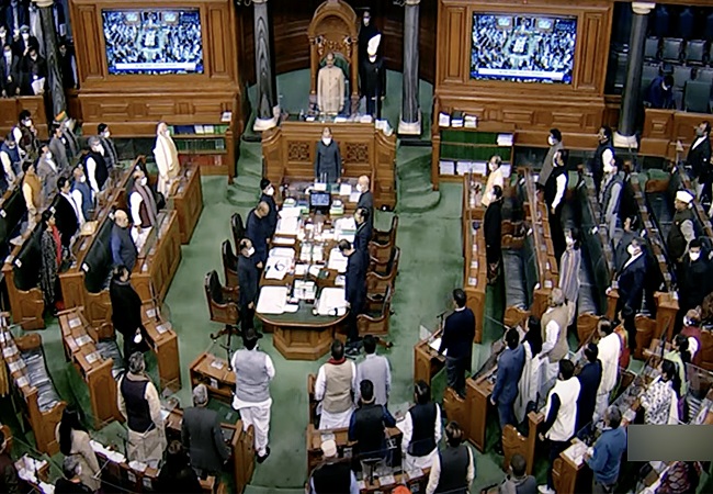 Winter Session: Lok Sabha registers nearly 82% productivity, Rajya Sabha 48%