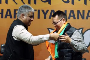 Manipur Minister Letpao Haokip joins BJP; See Pics