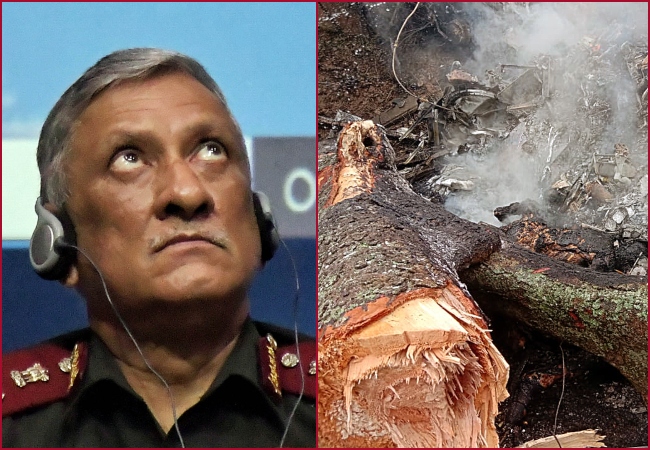 Defence Chief Gen Bipin Rawat’s chopper crash- Pics here