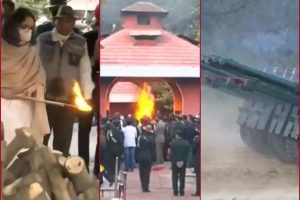 Gen Bipin Rawat, his wife Madhulika Rawat laid to final rest with full military honours, 17-gun salute (VIDEO)