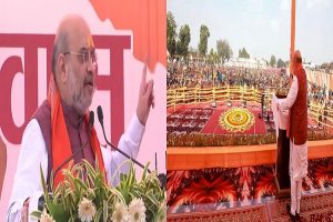 Don’t forget why Ram Lalla stayed in tent, who shot at Kar Sewaks: Amit Shah in Ayodhya
