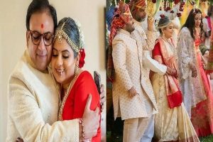 VIRAL: ‘Jethalal’ aka Dilip Joshi’s daughter Niyati shows off her grey hair in bridal look, See Pics