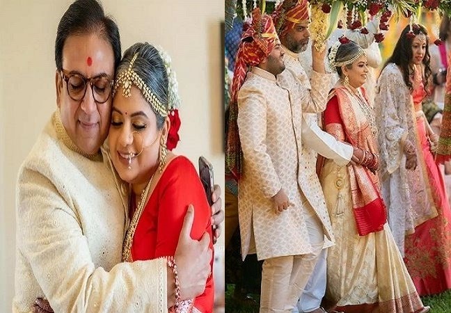 VIRAL: &#39;Jethalal&#39; aka Dilip Joshi&#39;s daughter Niyati shows off her grey hair in  bridal look, See Pics