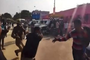 Kanpur cop caught on camera raining lathi on a man with toddler, suspended