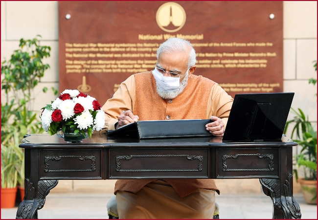 Proud of warriors who wrote unparalleled tales of valour: PM Modi writes in National War Memorial visitors’ book