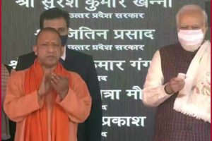 PM Modi lays foundation stone of Ganga Expressway in UP’s Shahjahanpur