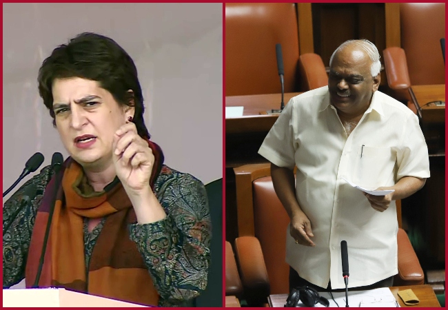 Priyanka Gandhi condemns Karnataka Congress MLA’s ‘rape’ remark, says his words are indefensible