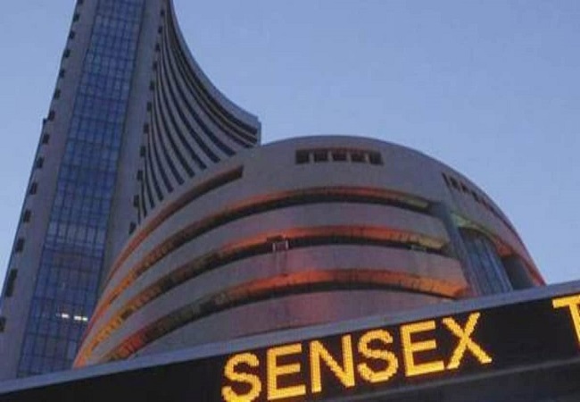 Equity indices open in red, Sensex plunges by 56 points