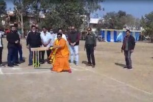 After basketball, garba dance now BJP’s Pragya Singh Thakur plays cricket