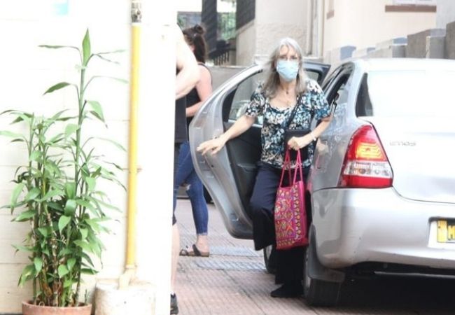 Katrina Kaif’s mom papped outside her home ahead of wedding; See Pics