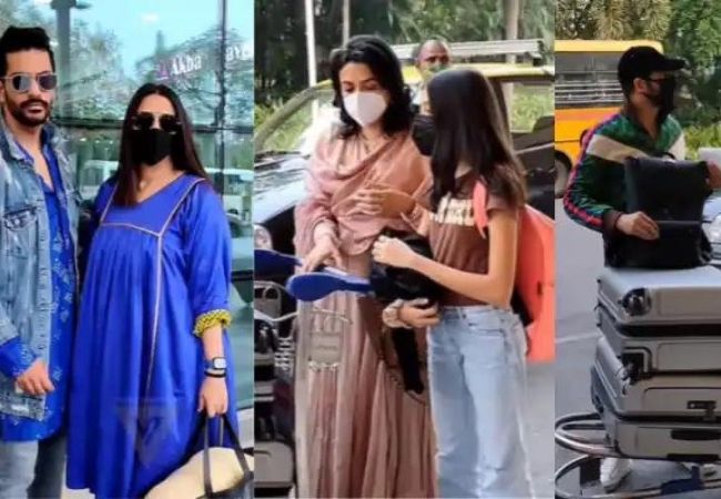 Katrina-Vicky wedding: Neha Dhupia-Angad Bedi, Mini Mathur-Kabir Khan among confirmed guests spotted at Mumbai airport