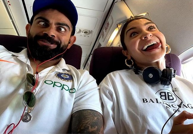Anushka Sharma, Virat Kohli’s goofy pics goes viral as the couple celebrates four year of marital bliss