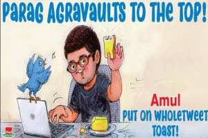 Amul shares a quirky topical congratulating Twitter’s new CEO, Parag Agrawal