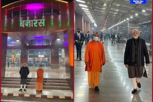 PM Modi inspected the Banaras railway station along with CM Yogi Adityanath