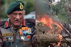 CDS Gen Bipin Rawat was found alive from helicopter crash site, told his name and died on his way to the hospital: Firemen (VIDEO)