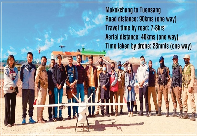 Longest drone flight delivers medical supplies from Nagaland's Mokokchung to Tuensang