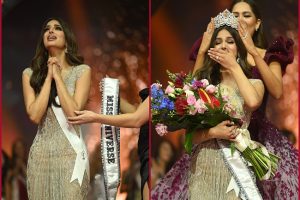 Moment when India’s Harnaaz Sandhu won Miss Universe 2021 crown; IN PICS