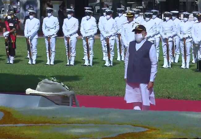 Goa Liberation Day: PM Modi pays floral tributes at Martyr's Memorial in Panaji