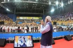PM Modi receives rousing welcome at Goa Liberation Day celebrations