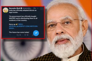 PM Modi’s Twitter handle ‘very briefly’ compromised, secured later