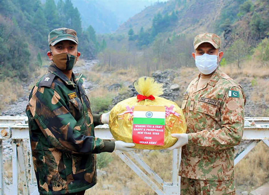 Indian and Pakistan Army exchange sweets on New Year’s Day | See Pics