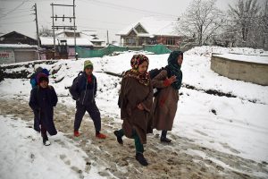 Srinagar receives first snowfall of the season; See Pics