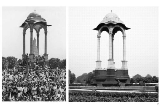 In 1968, the statue of King George V was removed, kept in store briefly and then moved to Delhi's Coronation Park.