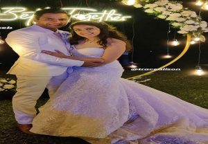 IN PICS: Comedian Kenny Sebastian marries girlfriend Tracy Alison in dreamy white wedding in Goa