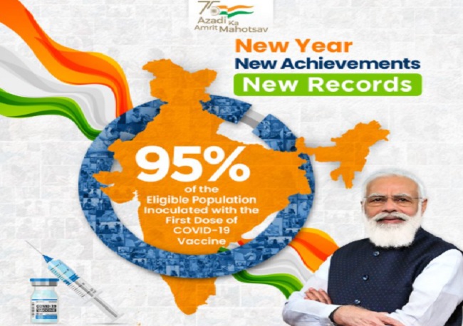 95% of eligible population jabbed with first dose of vaccine, says Health Ministry