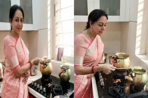 Hema Malini gives a sneak peek into her Pongal celebrations at home